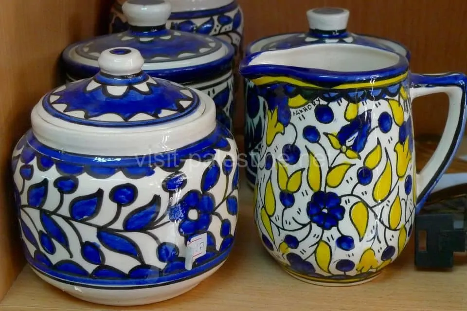 ベツレヘム　お土産屋ベドウィンショップのパレスチナ陶器