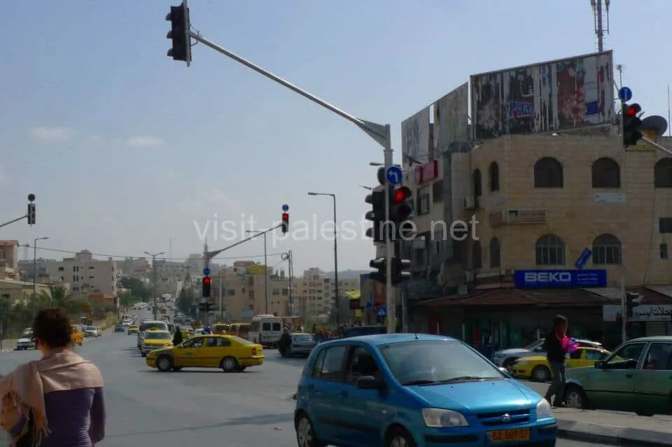 ベツレヘム市内のヘブロン・ロード