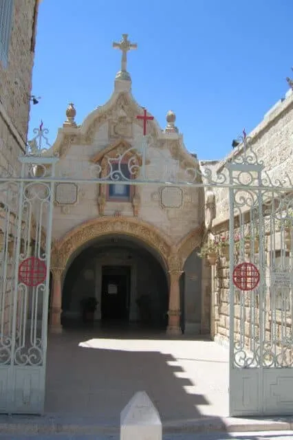 ベツレヘム ミルク・グロットの入り口