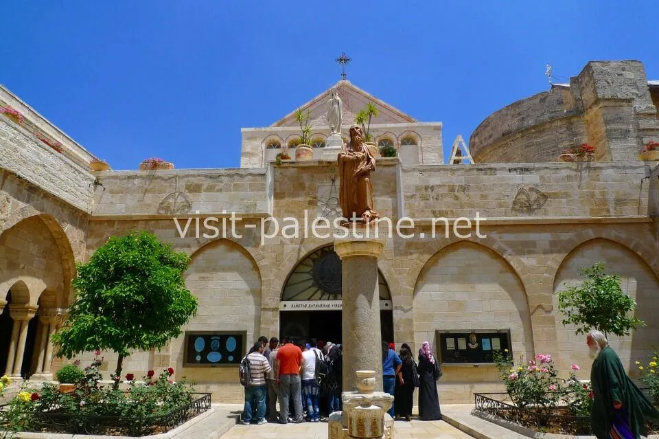 ベツレヘム 聖カテリーナ教会の庭園