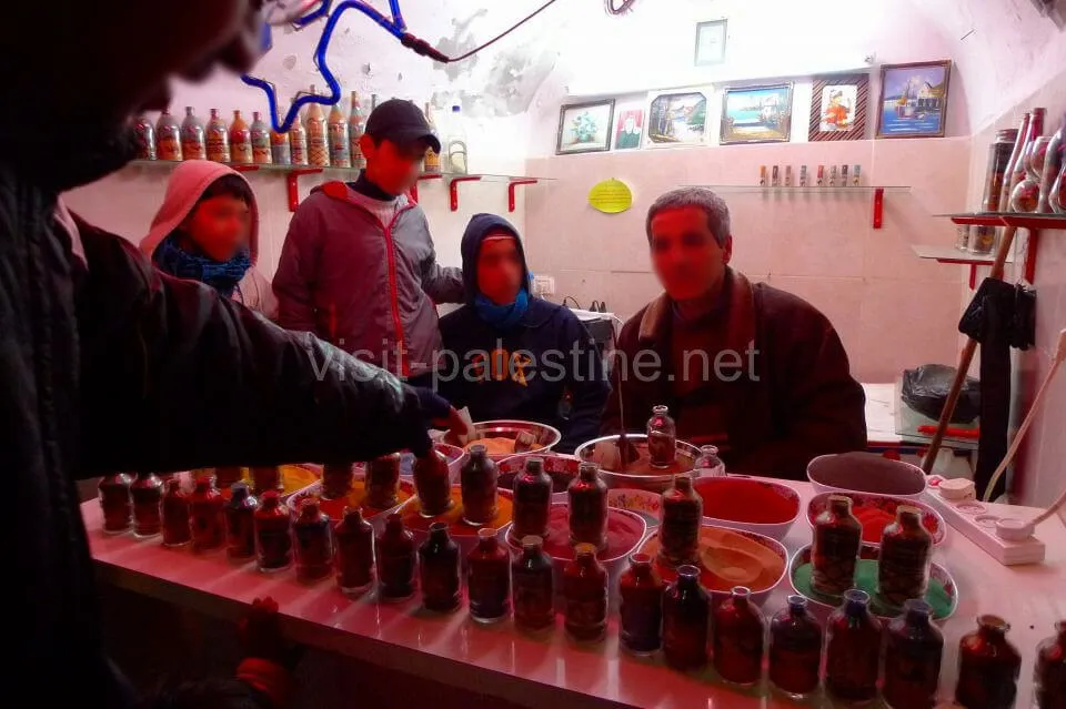 ヘブロン旧市街のあるお店