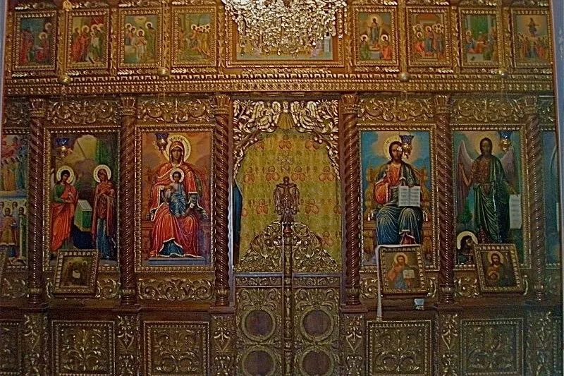 カトリックとは違い、イコンを崇拝するのがオーソドックス・クリスチャンの特徴。 Seetheholyland.net ジェリコ デール・クルントゥル