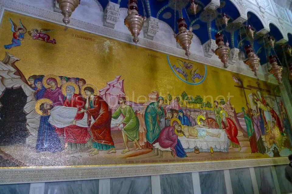 エルサレム 聖墳墓教会のフレスコ画