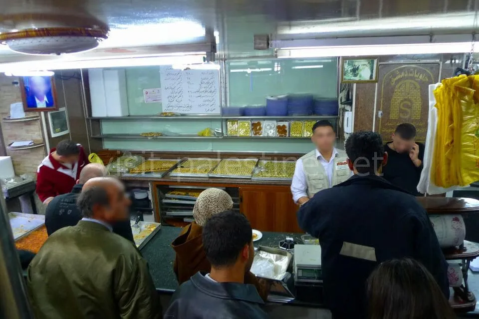 ナブルスのディマシュク・スイーツショップ