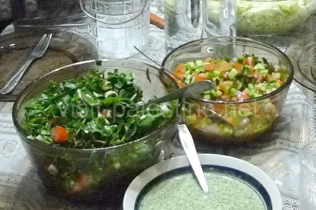 パレスチナのサラダ